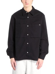 ανδρικό overshirt μαύρο calvin klein lv04re111g-ub1