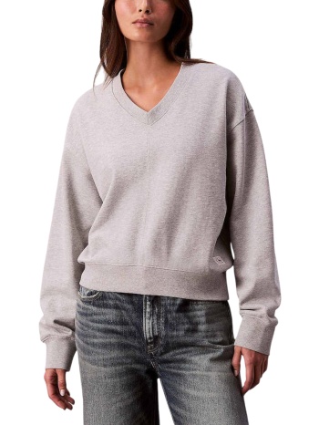 γυναικείο φούτερ γκρι calvin klein lv047e237g-p77