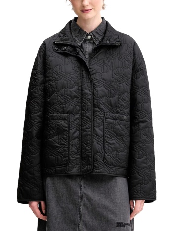 γυναικείο μπουφάν μαύρο karl lagerfeld jeans b1w15024-999