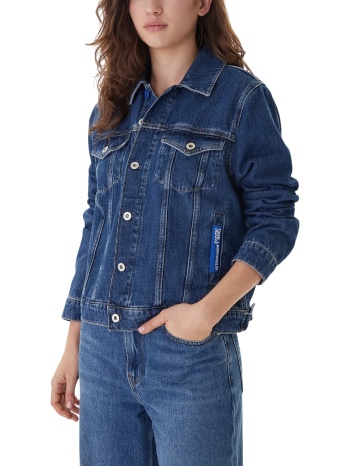 γυναικείο τζιν μπουφάν μπλε karl lagerfeld jeans