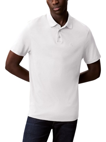 ανδρικό polo λευκό calvin klein lv04lb276g-yaf