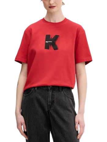 γυναικείο t-shirt κόκκινο karl lagerfeld jeans b1w17055-1hc