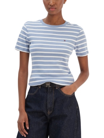 γυναικείο t-shirt γαλάζιο tommy hilfiger ww0ww40587-0bg