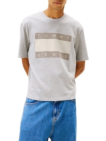 ανδρικό t-shirt γκρι tommy jeans dm0dm22463-q13