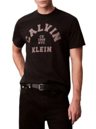 ανδρικό t-shirt μαύρο calvin klein lv04re810g-ub1