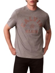 ανδρικό t-shirt μαύρο γκρι calvin klein lv04re810g-p7e