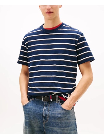 ανδρικό t-shirt navy μπλε tommy jeans dm0dm22325-c1g