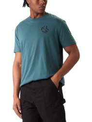 ανδρικό monogram t-shirt πετρόλ karl lagerfeld jeans a2m17072-2id balsam