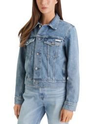 γυναικείο τζιν μπουφάν μπλε calvin klein lv047e904g-3kq