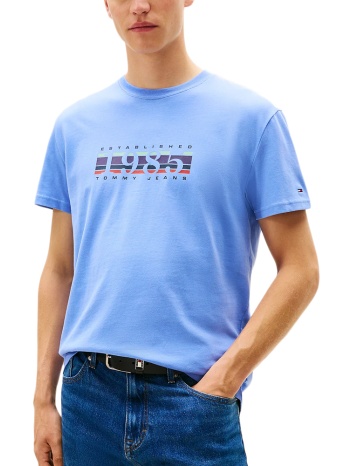 ανδρικό t-shirt γαλάζιο tommy jeans dm0dm22307-c58