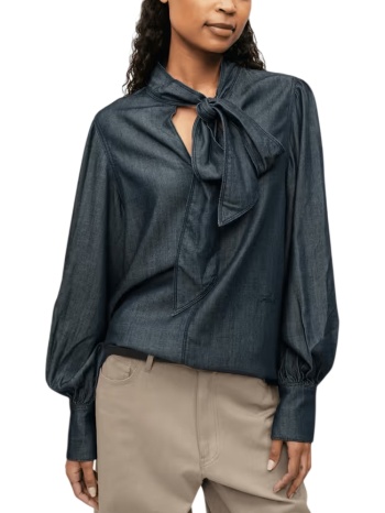 γυναικεία τζιν μπλούζα navy μπλε karl lagerfeld