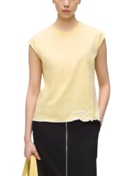 γυναικείο tank top κίτρινο karl lagerfeld b2w17018-1ld sunlight
