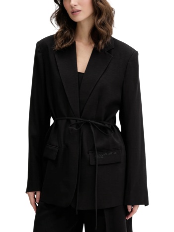 γυναικείο σακάκι μαύρο karl lagerfeld jeans b2w14030-999