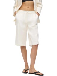 γυναικεία βερμούδα off white karl lagerfeld jeans b2w10057-110 off white