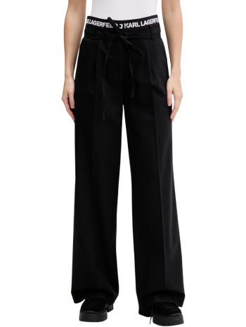 γυναικείο παντελόνι μαύρο karl lagerfeld jeans b2w10059-999