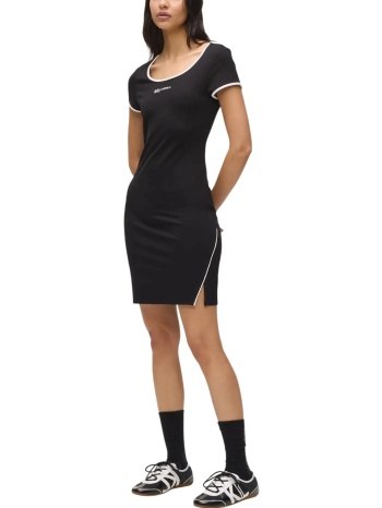 γυναικείο κοντομάνικο φόρεμα μαύρο karl lagerfeld jeans