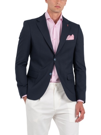 ανδρικό σακάκι navy μπλε vittorio borello-blue σε προσφορά