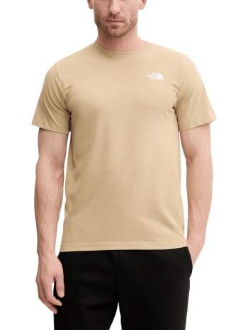 ανδρικό evolution box t-shirt μπεζ the north face