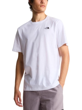 ανδρικό evolution simple dome t-shirt λευκό the north face