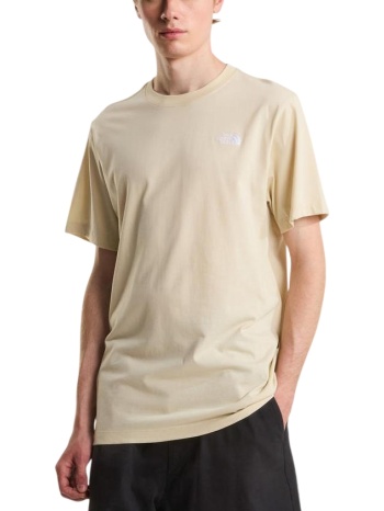 ανδρικό evolution simple dome t-shirt μπεζ the north face