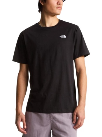 ανδρικό evolution simple dome t-shirt μαύρο the north face