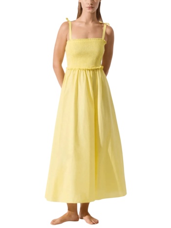 γυναικείο αμάνικο φόρεμα κίτρινο karl lagerfeld