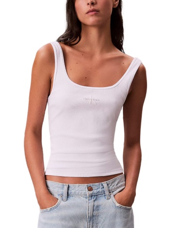 γυναικείο tank top λευκό calvin klein lv047a804g-yaa