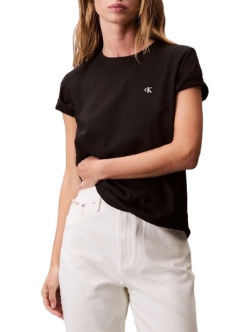 γυναικείο t-shirt μαύρο calvin klein lv047b224g-ub1