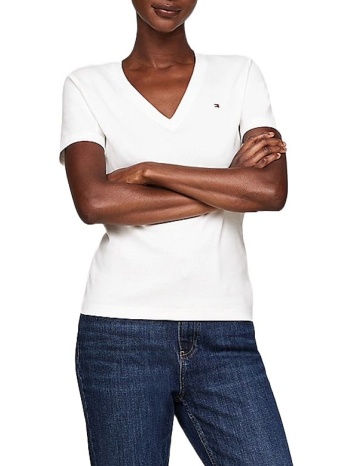 γυναικείο t-shirt λευκό tommy hilfiger ww0ww40584-02z
