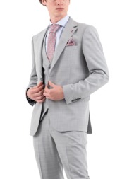 ανδρικό κοστούμι γκρι vittorio 10026roma-grey