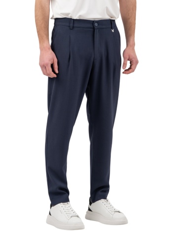 ανδρικό παντελόνι navy μπλε vittorio morronp-blue