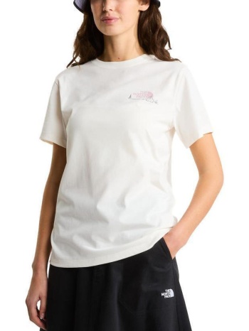 γυναικείο monte t-shirt λευκό the north face nf0a8ga9-qli1