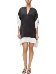 γυναικείο signature φόρεμα μαύρο karl lagerfeld b2w13016-101 whi bla