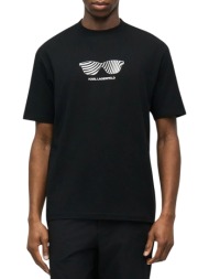 ανδρικό t-shirt μαύρο karl lagerfeld 755131 562221-990