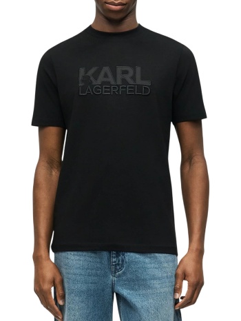 ανδρικό t-shirt μαύρο karl lagerfeld 755035 562221-990