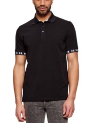 ανδρικό polo μαύρο karl lagerfeld 745020 562221-990