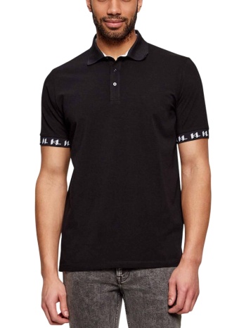 ανδρικό polo μαύρο karl lagerfeld 745020 562221-990