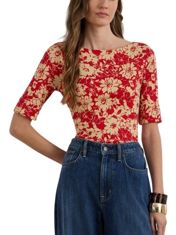 γυναικείο t-shirt κόκκινο ralph lauren 200p09078001-red