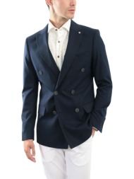 ανδρικό σακάκι navy μπλε vittorio firenze-blue