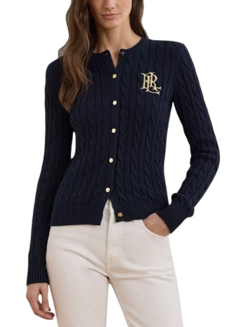 γυναικεία ralhan πλεκτή ζακέτα navy μπλε ralph lauren