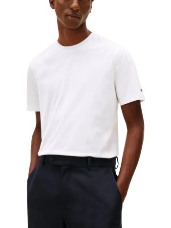 ανδρικό t-shirt λευκό tommy hilfiger mw0mw41860-ybs
