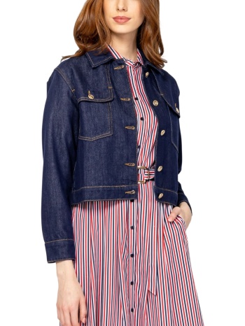 γυναικείο nessira τζιν μπουφάν navy μπλε heavy tools