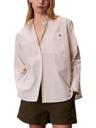 γυναικείο πουκάμισο μπεζ calvin klein lv047f103g-f7j