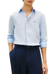 ανδρικό λινό πουκάμισο γαλάζιο tommy hilfiger mw0mw41530-c1o