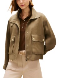 γυναικείο λινό μπουφάν ...