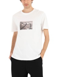 ανδρικό dostino t-shirt λευκό hugo 50557674-102