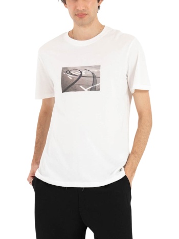 ανδρικό dostino t-shirt λευκό hugo 50557674-102