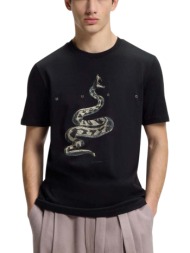 ανδρικό discorb t-shirt μαύρο hugo 50557672-001