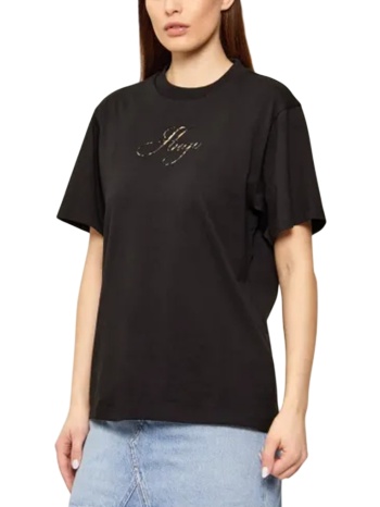 γυναικείο vintage t-shirt μαύρο hugo 50560566-001