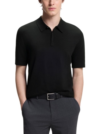 ανδρικό san peter πλεκτό polo μαύρο hugo 50536672-001